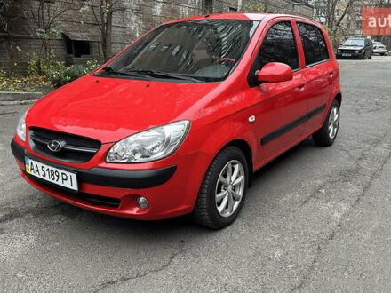 Красный Хендай Гетц, объемом двигателя 1.4 л и пробегом 143 тыс. км за 6600 $, фото 1 на Automoto.ua