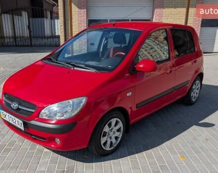 Красный Хендай Гетц, объемом двигателя 1.6 л и пробегом 115 тыс. км за 6700 $, фото 1 на Automoto.ua