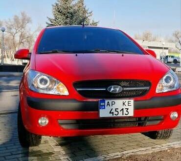 Красный Хендай Гетц, объемом двигателя 1.6 л и пробегом 122 тыс. км за 6900 $, фото 1 на Automoto.ua