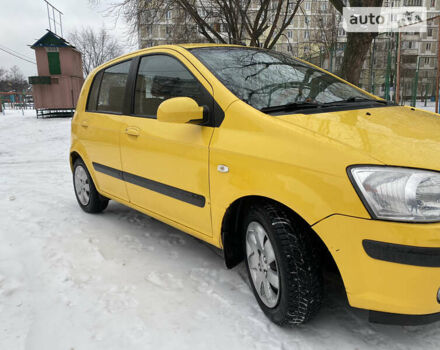 Жовтий Хендай Гетц, об'ємом двигуна 1.4 л та пробігом 190 тис. км за 4300 $, фото 1 на Automoto.ua