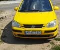Желтый Хендай Гетц, объемом двигателя 1.34 л и пробегом 200 тыс. км за 3547 $, фото 1 на Automoto.ua