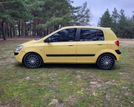 Желтый Хендай Гетц, объемом двигателя 1.4 л и пробегом 198 тыс. км за 5000 $, фото 4 на Automoto.ua