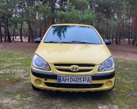 Желтый Хендай Гетц, объемом двигателя 1.4 л и пробегом 198 тыс. км за 5000 $, фото 2 на Automoto.ua