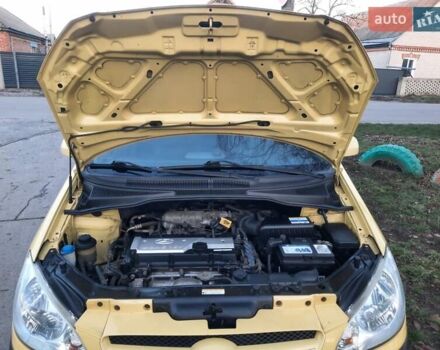 Желтый Хендай Гетц, объемом двигателя 1.4 л и пробегом 238 тыс. км за 3900 $, фото 21 на Automoto.ua