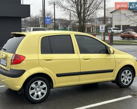 Жовтий Хендай Гетц, об'ємом двигуна 1.6 л та пробігом 93 тис. км за 6400 $, фото 7 на Automoto.ua
