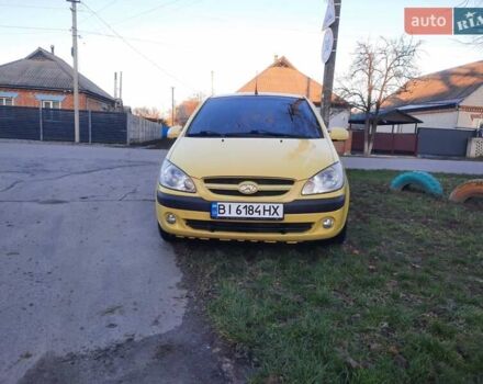 Желтый Хендай Гетц, объемом двигателя 1.4 л и пробегом 238 тыс. км за 3900 $, фото 11 на Automoto.ua