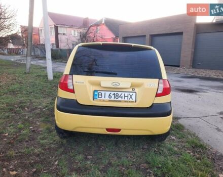 Желтый Хендай Гетц, объемом двигателя 1.4 л и пробегом 238 тыс. км за 3900 $, фото 10 на Automoto.ua