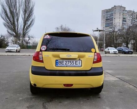 Желтый Хендай Гетц, объемом двигателя 1.4 л и пробегом 143 тыс. км за 5000 $, фото 3 на Automoto.ua