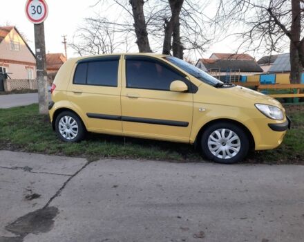 Желтый Хендай Гетц, объемом двигателя 1.4 л и пробегом 250 тыс. км за 3900 $, фото 9 на Automoto.ua