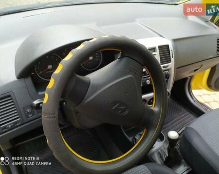 Жовтий Хендай Гетц, об'ємом двигуна 1.4 л та пробігом 37 тис. км за 5200 $, фото 25 на Automoto.ua