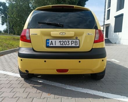 Желтый Хендай Гетц, объемом двигателя 1.4 л и пробегом 180 тыс. км за 4000 $, фото 3 на Automoto.ua