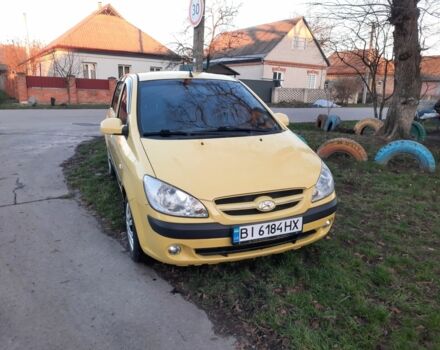 Желтый Хендай Гетц, объемом двигателя 1.4 л и пробегом 250 тыс. км за 3900 $, фото 12 на Automoto.ua