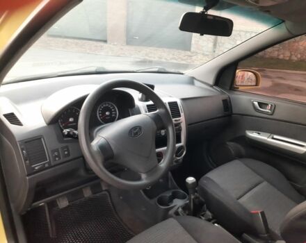 Желтый Хендай Гетц, объемом двигателя 1.4 л и пробегом 250 тыс. км за 3900 $, фото 14 на Automoto.ua