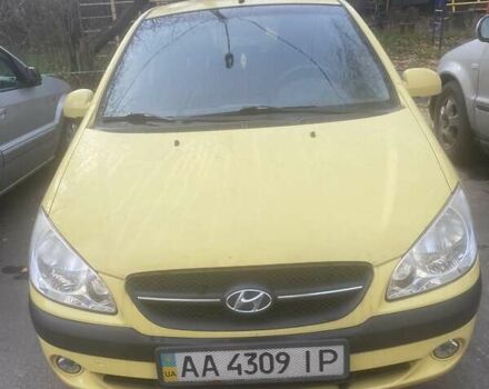 Желтый Хендай Гетц, объемом двигателя 1.4 л и пробегом 106 тыс. км за 5500 $, фото 1 на Automoto.ua