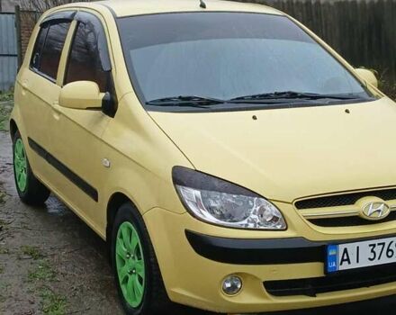 Желтый Хендай Гетц, объемом двигателя 1.4 л и пробегом 113 тыс. км за 4500 $, фото 1 на Automoto.ua