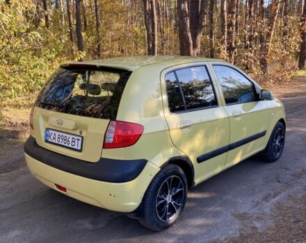 Желтый Хендай Гетц, объемом двигателя 1.6 л и пробегом 215 тыс. км за 3500 $, фото 5 на Automoto.ua