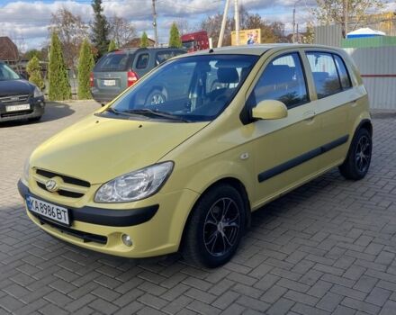 Желтый Хендай Гетц, объемом двигателя 1.6 л и пробегом 215 тыс. км за 3500 $, фото 12 на Automoto.ua