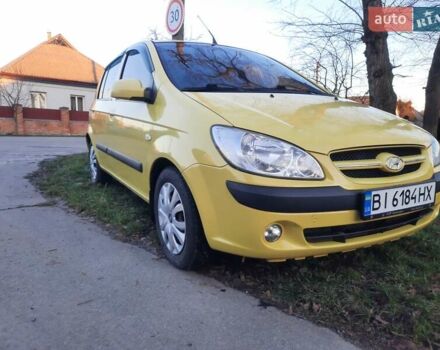 Желтый Хендай Гетц, объемом двигателя 1.4 л и пробегом 238 тыс. км за 3900 $, фото 2 на Automoto.ua