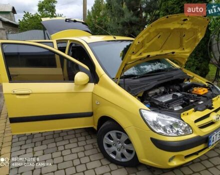 Жовтий Хендай Гетц, об'ємом двигуна 1.4 л та пробігом 37 тис. км за 5200 $, фото 8 на Automoto.ua