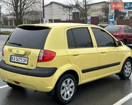 Жовтий Хендай Гетц, об'ємом двигуна 1.6 л та пробігом 93 тис. км за 6400 $, фото 9 на Automoto.ua