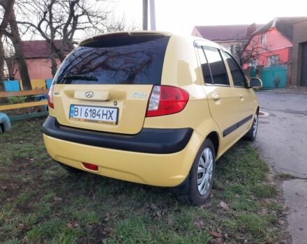 Желтый Хендай Гетц, объемом двигателя 1.4 л и пробегом 250 тыс. км за 3900 $, фото 7 на Automoto.ua
