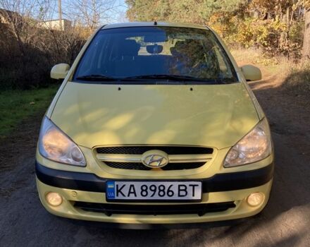 Желтый Хендай Гетц, объемом двигателя 1.6 л и пробегом 215 тыс. км за 3500 $, фото 1 на Automoto.ua