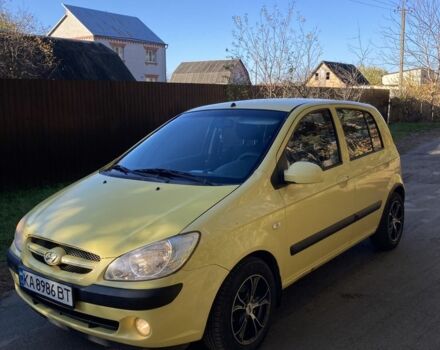 Желтый Хендай Гетц, объемом двигателя 1.6 л и пробегом 215 тыс. км за 3500 $, фото 3 на Automoto.ua