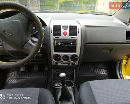 Жовтий Хендай Гетц, об'ємом двигуна 1.4 л та пробігом 37 тис. км за 5200 $, фото 24 на Automoto.ua