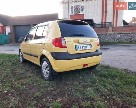 Желтый Хендай Гетц, объемом двигателя 1.4 л и пробегом 238 тыс. км за 3900 $, фото 8 на Automoto.ua