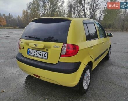 Жовтий Хендай Гетц, об'ємом двигуна 1.4 л та пробігом 256 тис. км за 6000 $, фото 6 на Automoto.ua