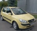 Желтый Хендай Гетц, объемом двигателя 1.4 л и пробегом 120 тыс. км за 5750 $, фото 1 на Automoto.ua