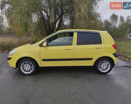 Жовтий Хендай Гетц, об'ємом двигуна 1.4 л та пробігом 256 тис. км за 6000 $, фото 4 на Automoto.ua