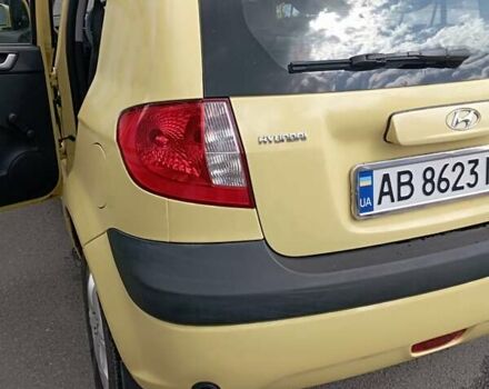 Желтый Хендай Гетц, объемом двигателя 1.4 л и пробегом 120 тыс. км за 5750 $, фото 12 на Automoto.ua