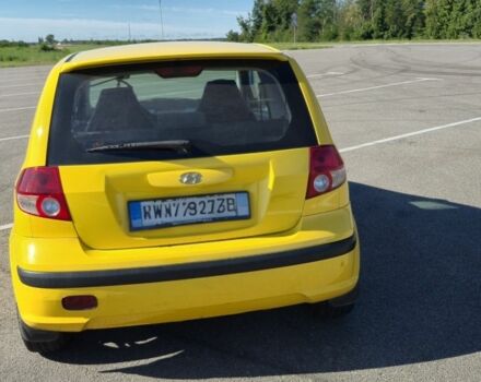 Желтый Хендай Гетц, объемом двигателя 1 л и пробегом 223 тыс. км за 3500 $, фото 2 на Automoto.ua