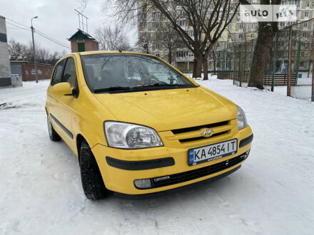 Желтый Хендай Гетц, объемом двигателя 1.4 л и пробегом 190 тыс. км за 4300 $, фото 1 на Automoto.ua