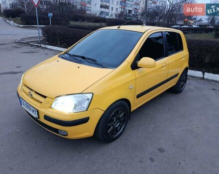 Жовтий Хендай Гетц, об'ємом двигуна 1.34 л та пробігом 220 тис. км за 2999 $, фото 1 на Automoto.ua