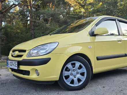 Жовтий Хендай Гетц, об'ємом двигуна 1.4 л та пробігом 198 тис. км за 5500 $, фото 1 на Automoto.ua