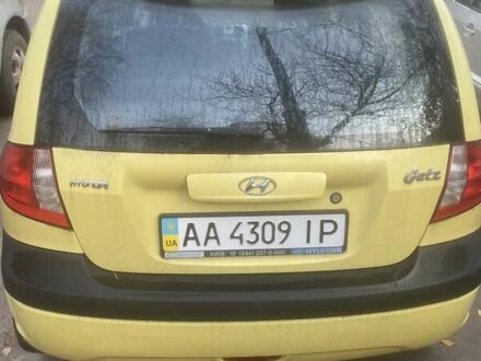 Желтый Хендай Гетц, объемом двигателя 1.4 л и пробегом 106 тыс. км за 5500 $, фото 1 на Automoto.ua