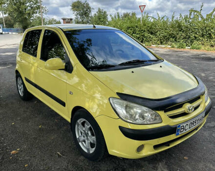 Жовтий Хендай Гетц, об'ємом двигуна 1.4 л та пробігом 207 тис. км за 4700 $, фото 1 на Automoto.ua