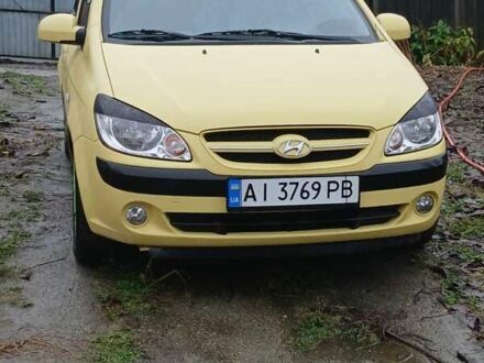 Желтый Хендай Гетц, объемом двигателя 1.4 л и пробегом 113 тыс. км за 4500 $, фото 1 на Automoto.ua