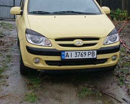 Желтый Хендай Гетц, объемом двигателя 1.4 л и пробегом 113 тыс. км за 4500 $, фото 1 на Automoto.ua