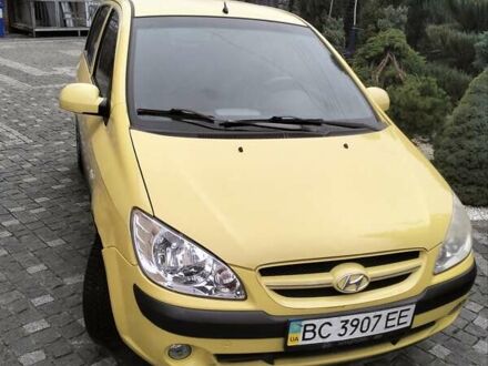 Желтый Хендай Гетц, объемом двигателя 1.4 л и пробегом 137 тыс. км за 5200 $, фото 1 на Automoto.ua