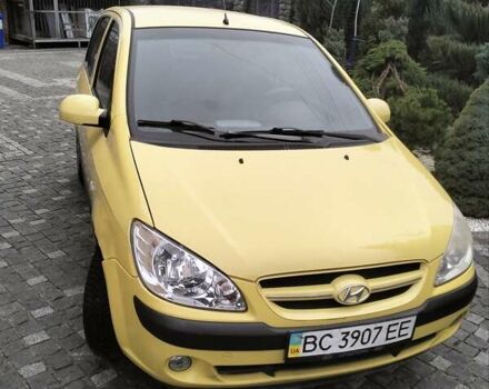Жовтий Хендай Гетц, об'ємом двигуна 1.4 л та пробігом 137 тис. км за 5200 $, фото 1 на Automoto.ua