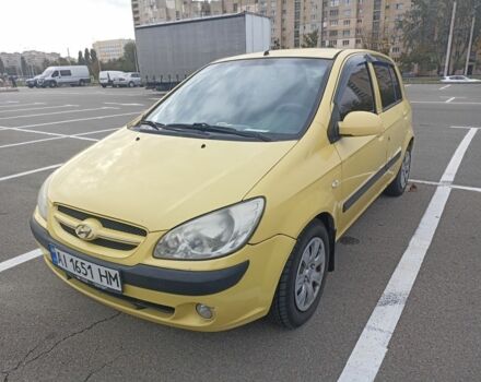 Жовтий Хендай Гетц, об'ємом двигуна 1.6 л та пробігом 181 тис. км за 4700 $, фото 1 на Automoto.ua