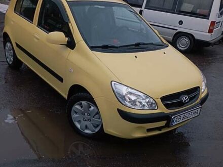 Желтый Хендай Гетц, объемом двигателя 1.4 л и пробегом 120 тыс. км за 5500 $, фото 1 на Automoto.ua