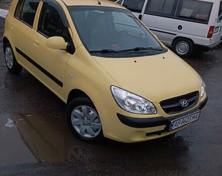 Жовтий Хендай Гетц, об'ємом двигуна 1.4 л та пробігом 120 тис. км за 5500 $, фото 1 на Automoto.ua