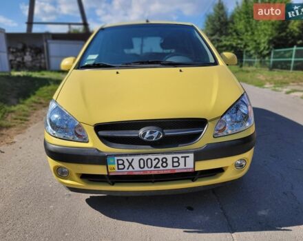 Желтый Хендай Гетц, объемом двигателя 1.4 л и пробегом 37 тыс. км за 7200 $, фото 1 на Automoto.ua