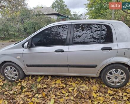 Сірий Хендай Гетц, об'ємом двигуна 1.34 л та пробігом 220 тис. км за 3500 $, фото 2 на Automoto.ua