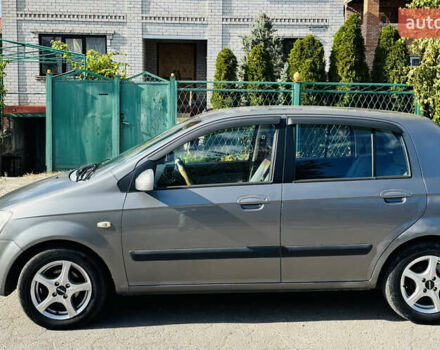 Серый Хендай Гетц, объемом двигателя 1.1 л и пробегом 171 тыс. км за 2800 $, фото 3 на Automoto.ua