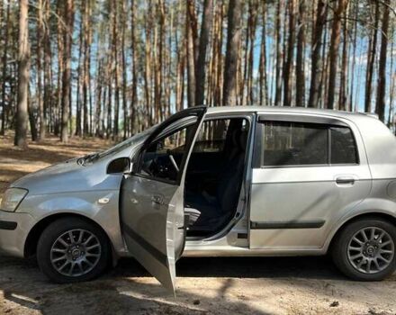 Сірий Хендай Гетц, об'ємом двигуна 1.3 л та пробігом 200 тис. км за 5200 $, фото 3 на Automoto.ua